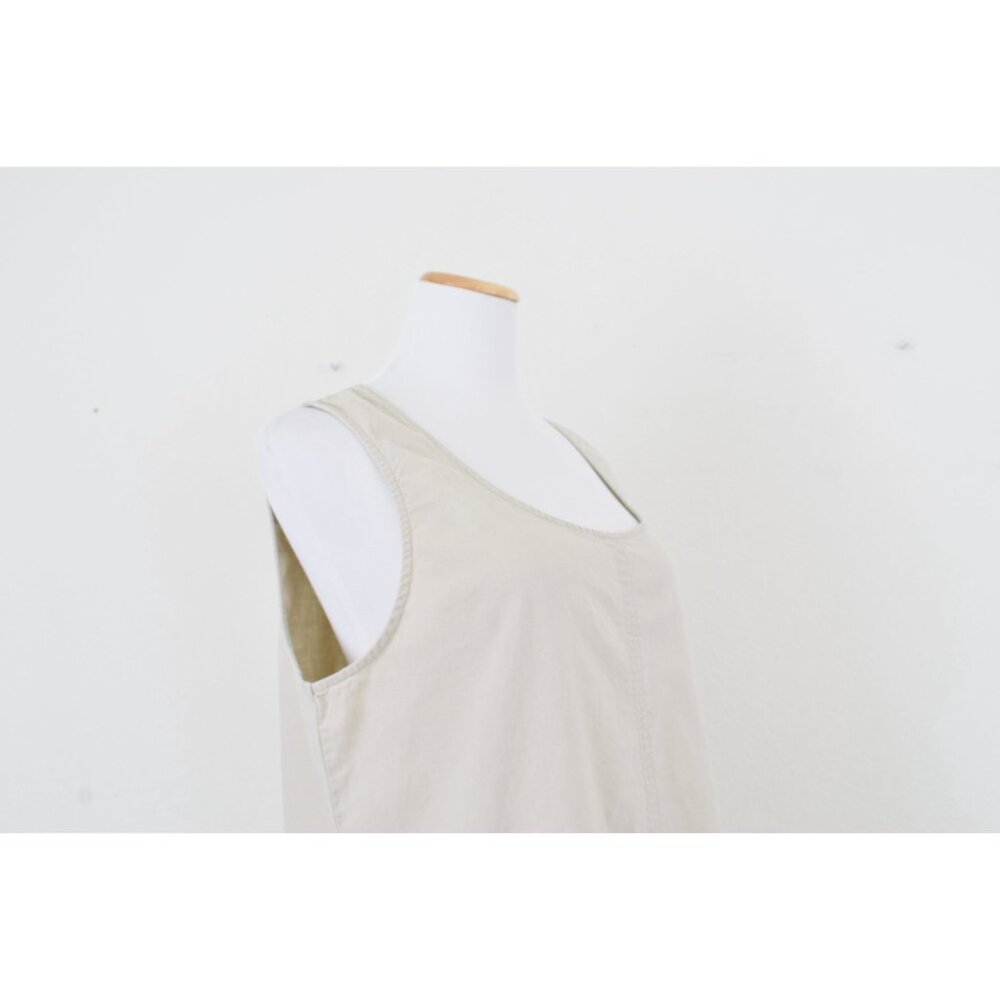 Vintage Linen/Cotton Sack Dress | 90s long dress size L - Picture 10 of 10